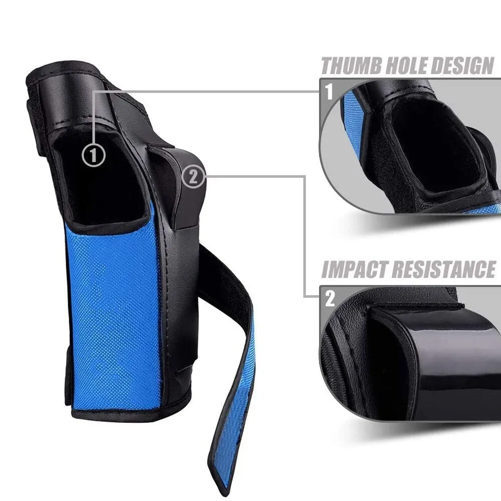 6pcs/set Adult Knee Elbows Pads Wrist Guards Protective Gear Set for Skateboarding Roller Skating