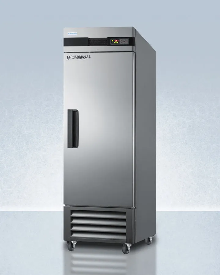Accucold 28" Wide Pharmacy Refrigerator Stainless Steel RH Door Swing