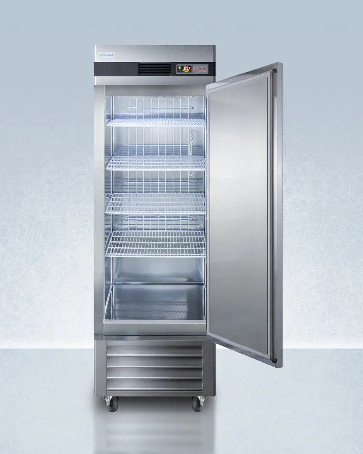 Accucold 28" Wide Pharmacy Refrigerator Stainless Steel RH Door Swing