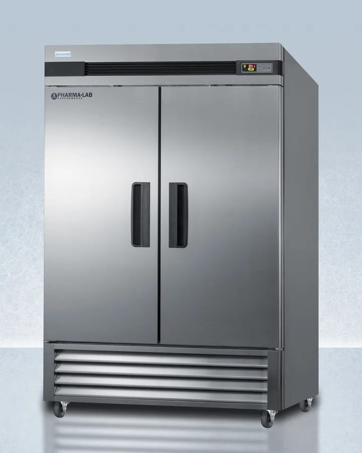 Accucold 55" Wide 49 Cu. Ft. Pharmacy Refrigerator Stainless Steel