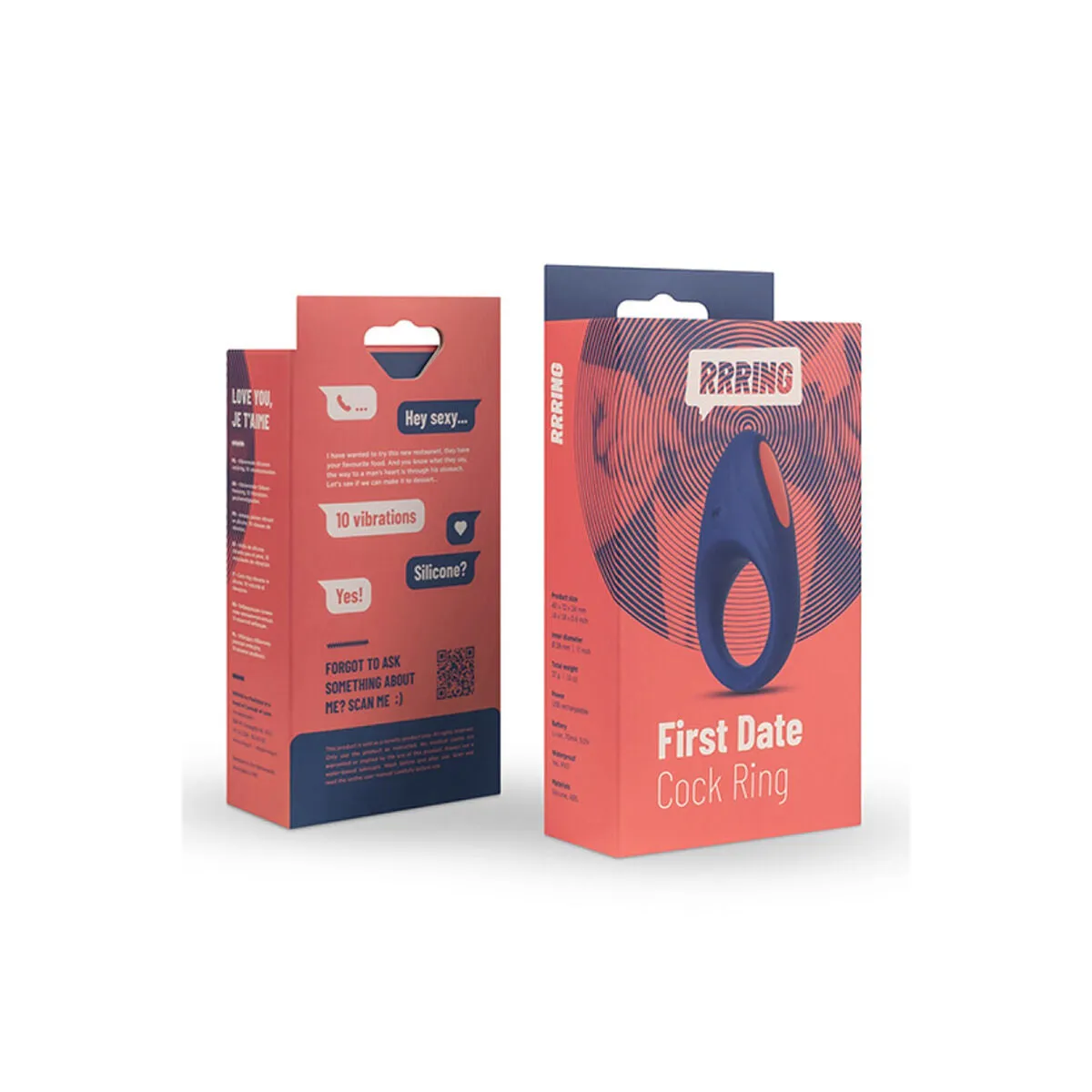 Cock Ring by Feelztoys Rrring First Date Vibrator 28 Mm