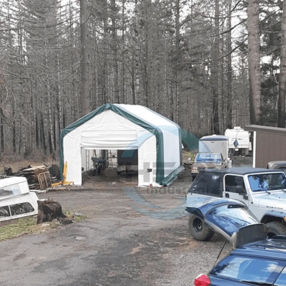 Double Truss Storage Shelter W20'xL33'xH16'
