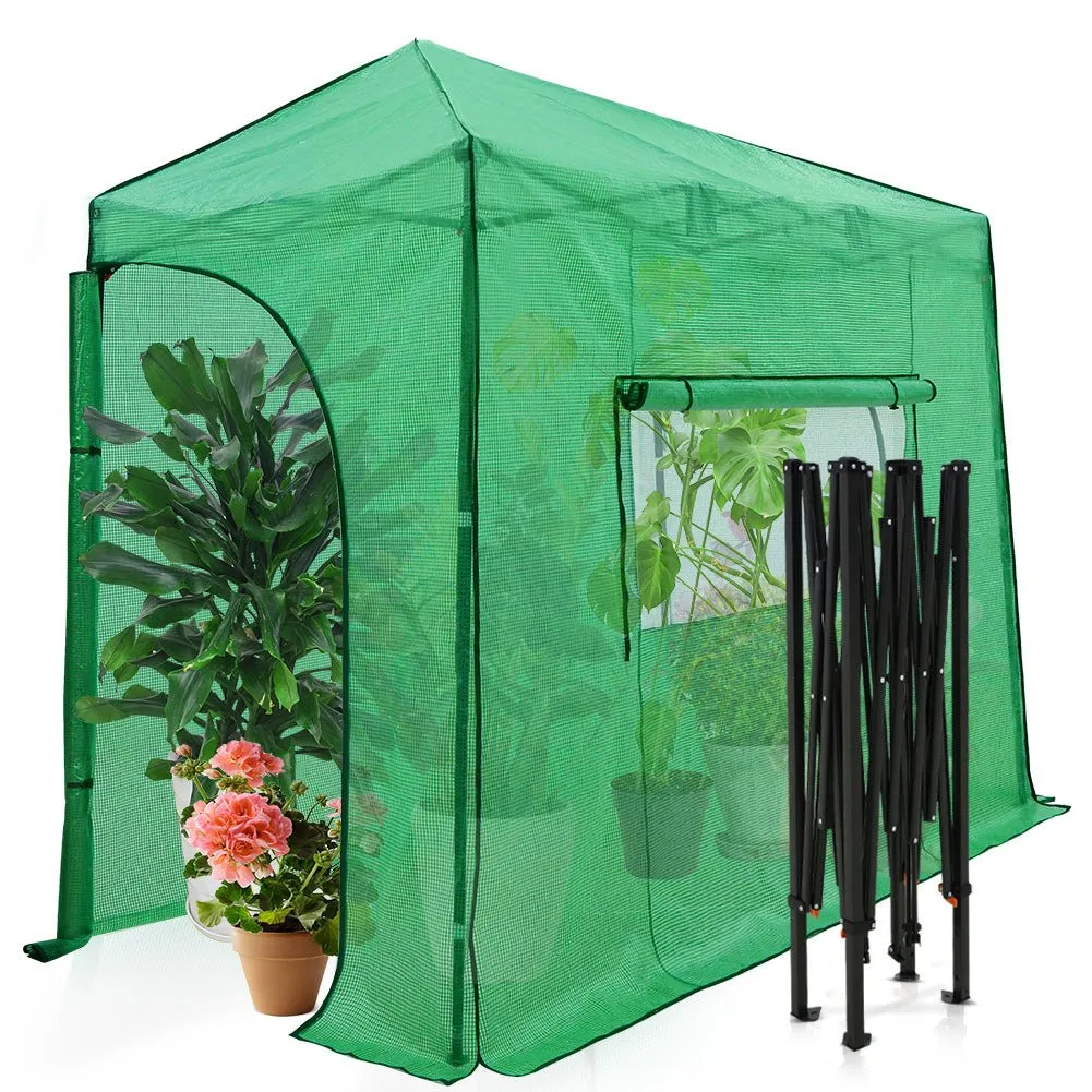 Easy Setup 10x5 Portable Lean to Pop Up Greenhouse
