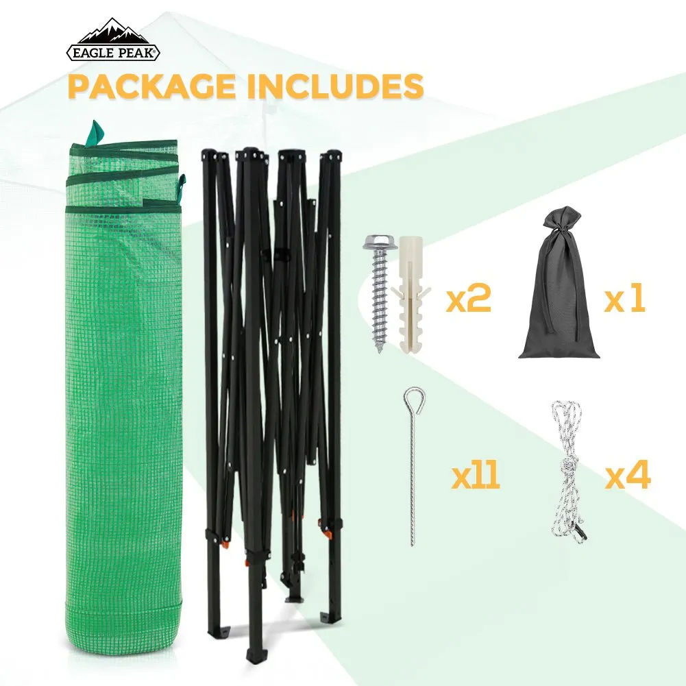 Easy Setup 10x5 Portable Lean to Pop Up Greenhouse