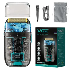 Electric Rechargeable Washable Led Display Shaver for Men