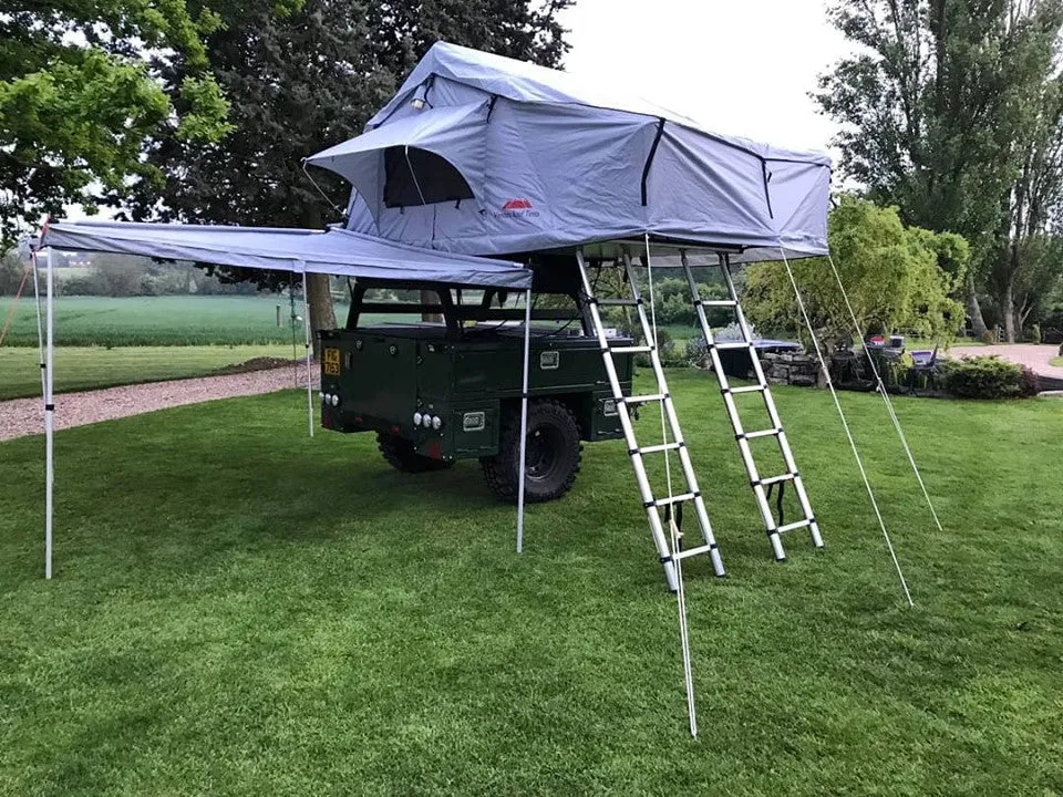 Extended Twin Ladder Ventura Deluxe 1.8 Roof Top Tent   Annex (IN STOCK)