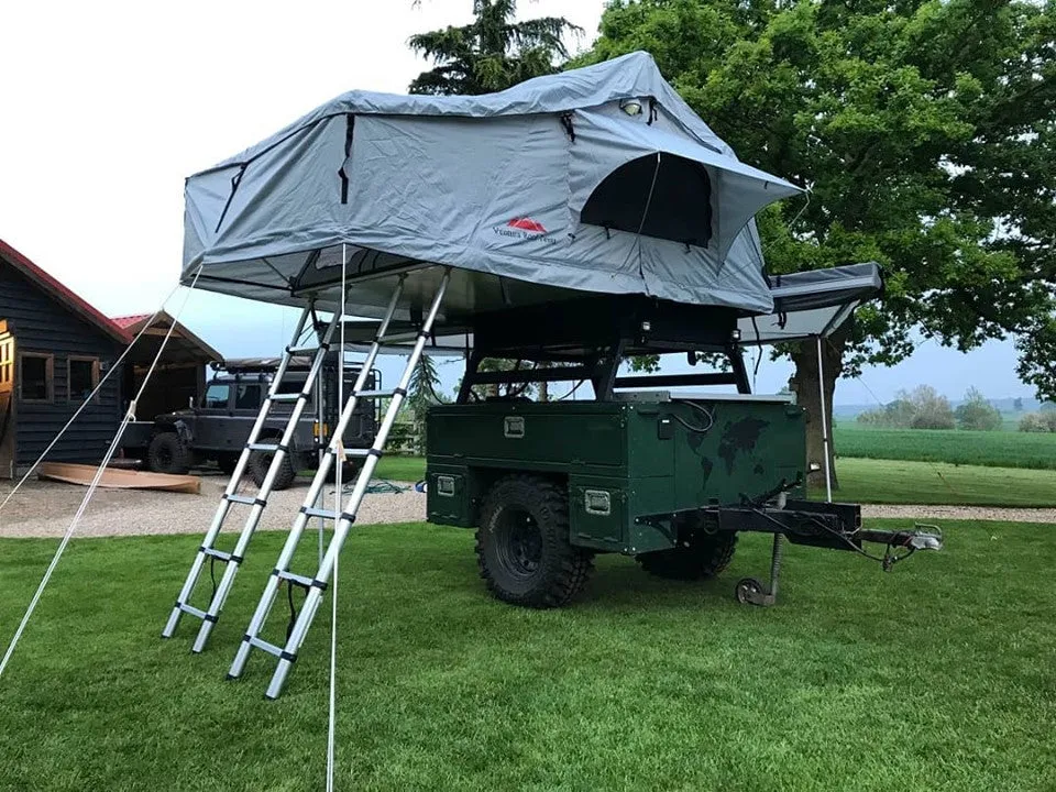 Extended Twin Ladder Ventura Deluxe 1.8 Roof Top Tent   Annex (IN STOCK)