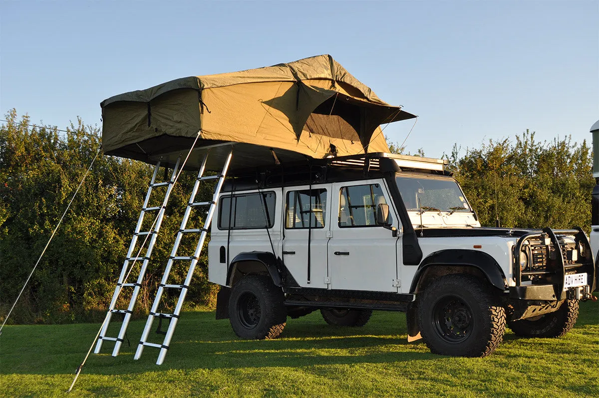Extended Twin Ladder Ventura Deluxe 1.8 Roof Top Tent   Annex (IN STOCK)