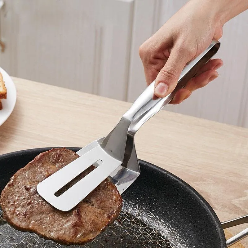 Handy Multifunctional Heat-Resistant Non-Stick Stainless Steel Kitchen Tongs