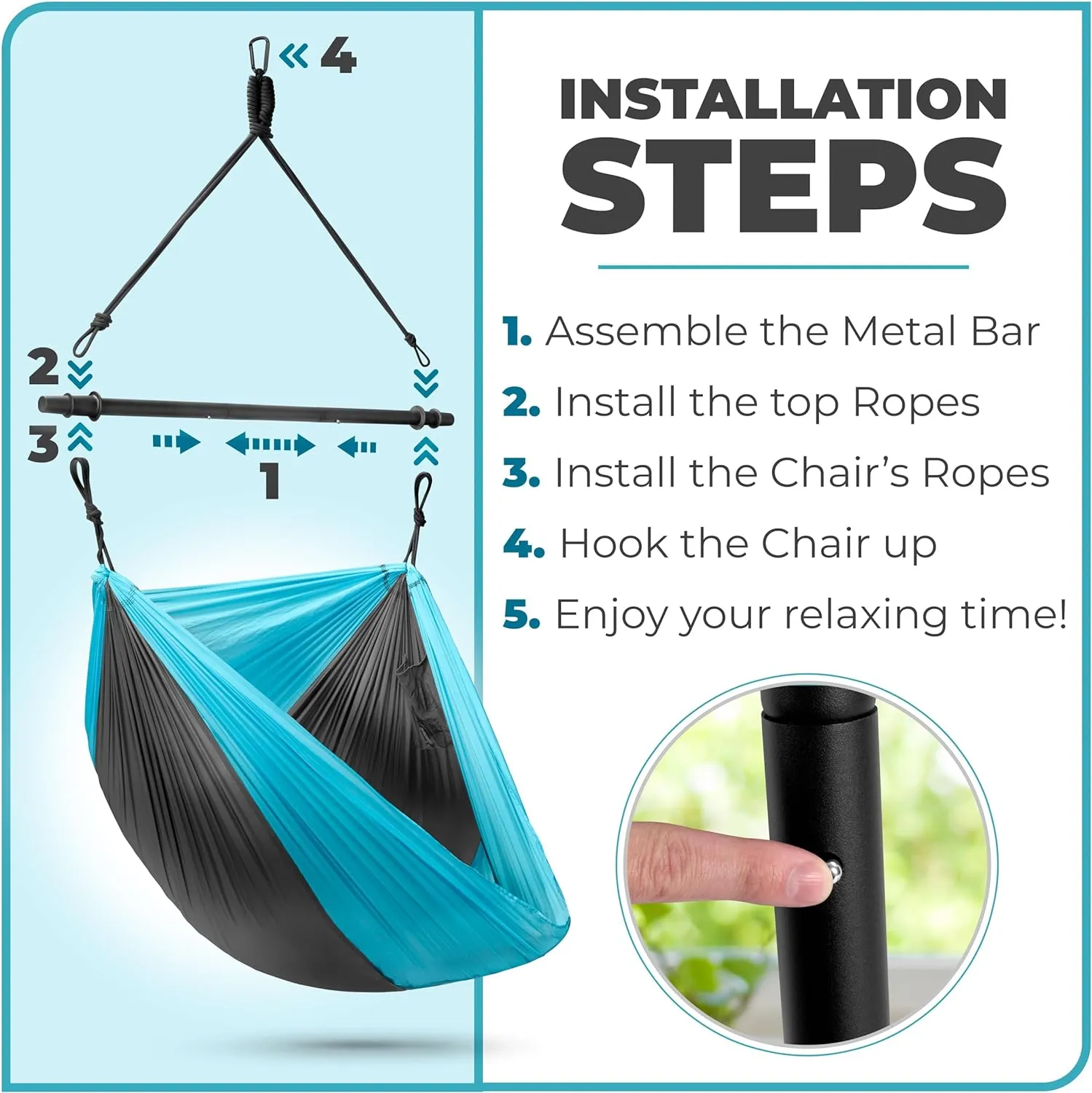 Hanging Hammock Chair (Tree Pod Sensory Swing)