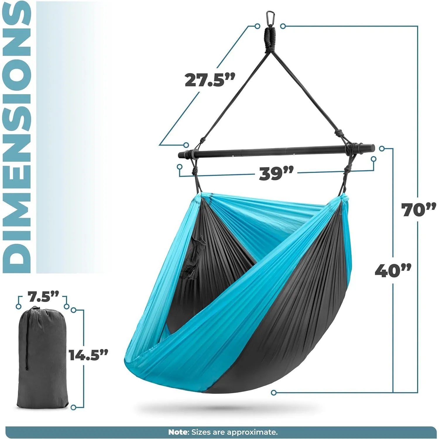 Hanging Hammock Chair (Tree Pod Sensory Swing)