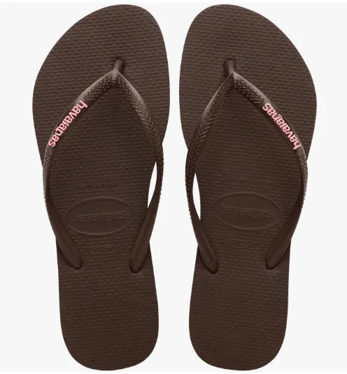 Havaianas Slim Logo Pop Up Sandals