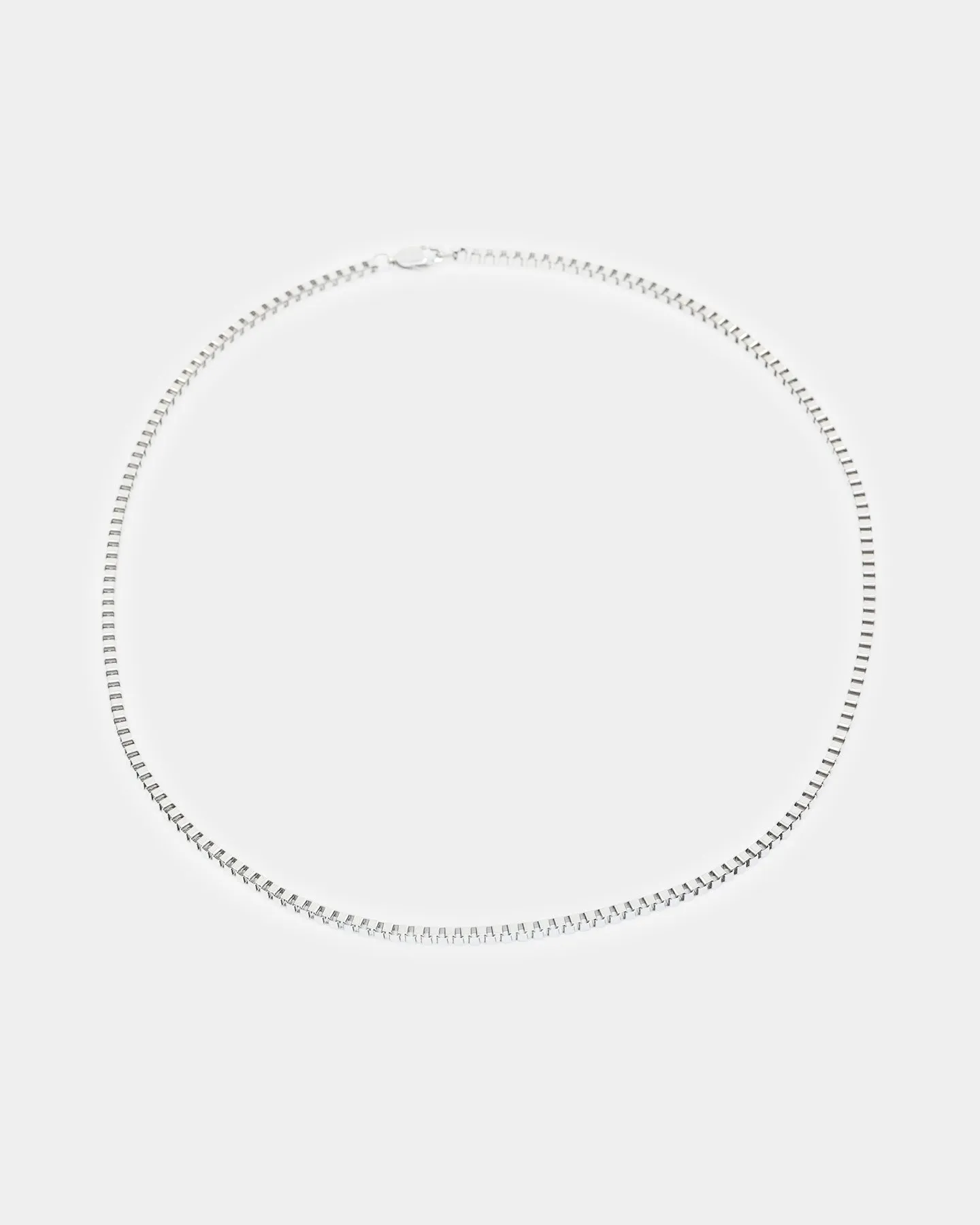 INFRA Box Chain Necklace Stainless Steel