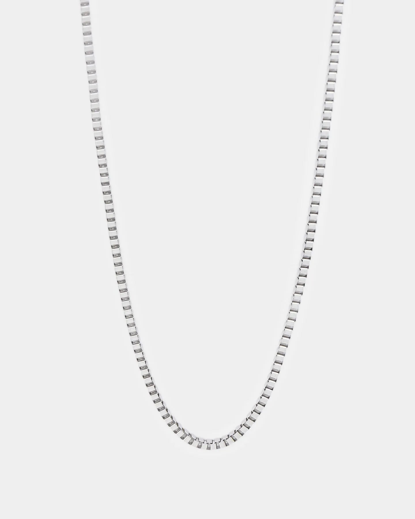 INFRA Box Chain Necklace Stainless Steel