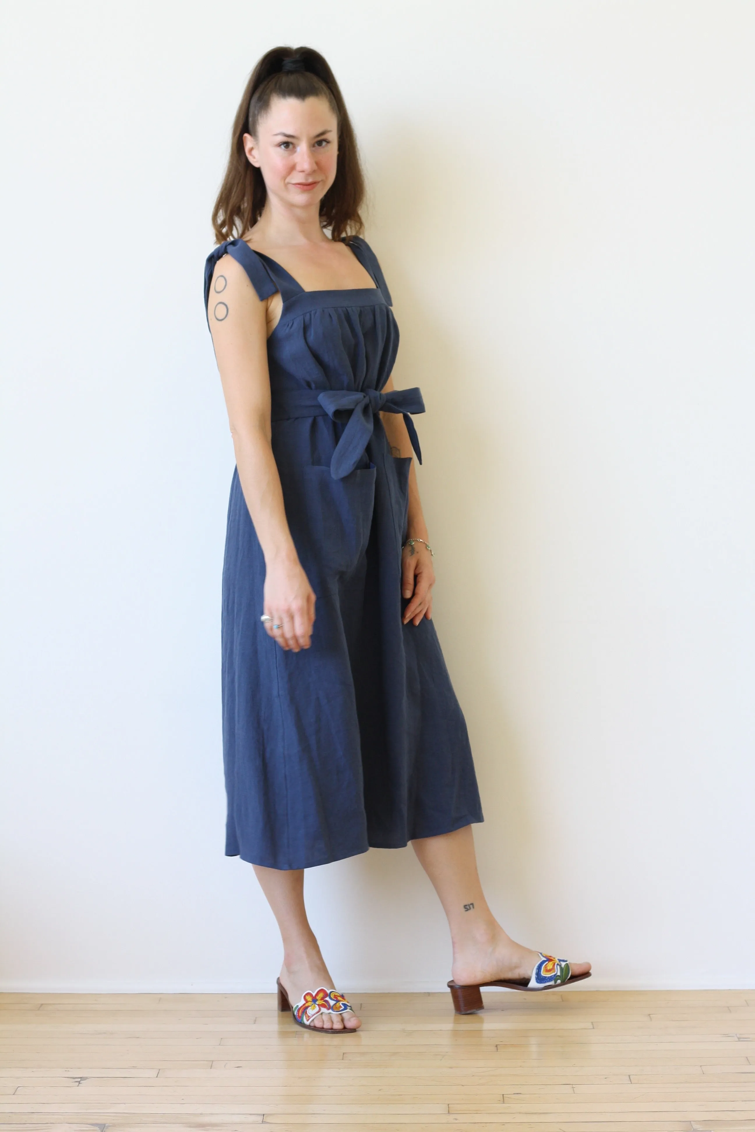 Izzy Dress - Maritime Linen