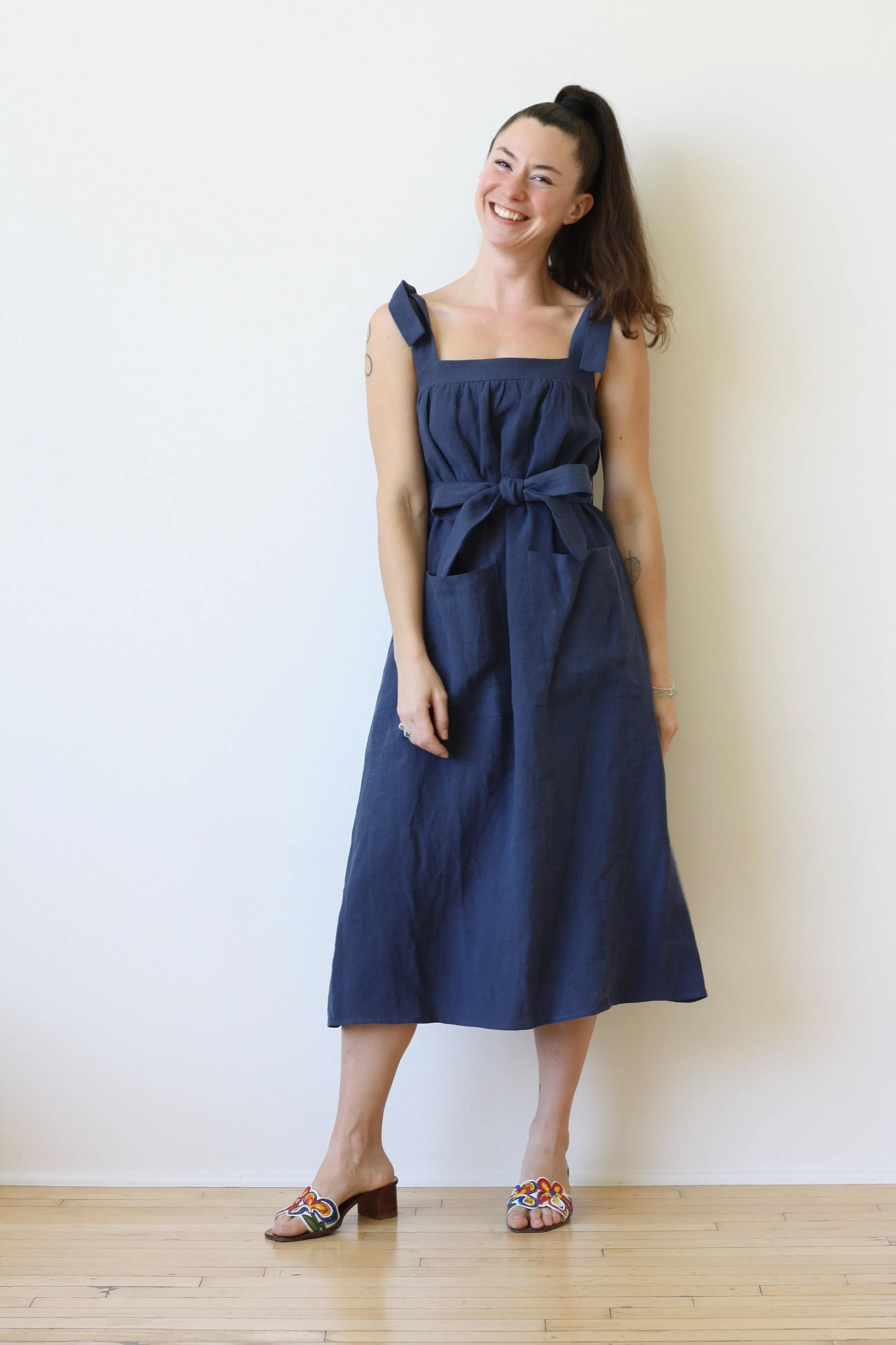 Izzy Dress - Maritime Linen