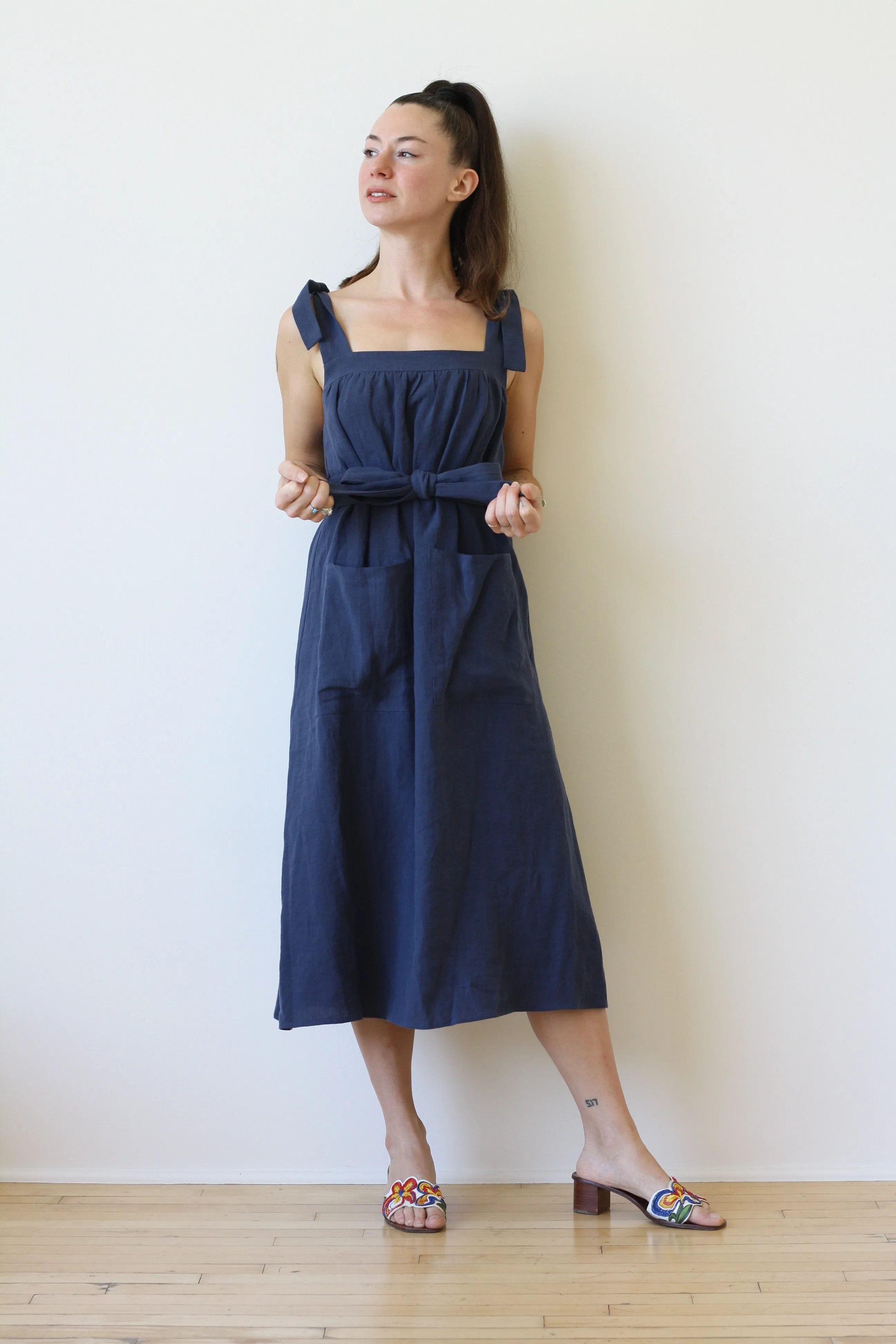 Izzy Dress - Maritime Linen