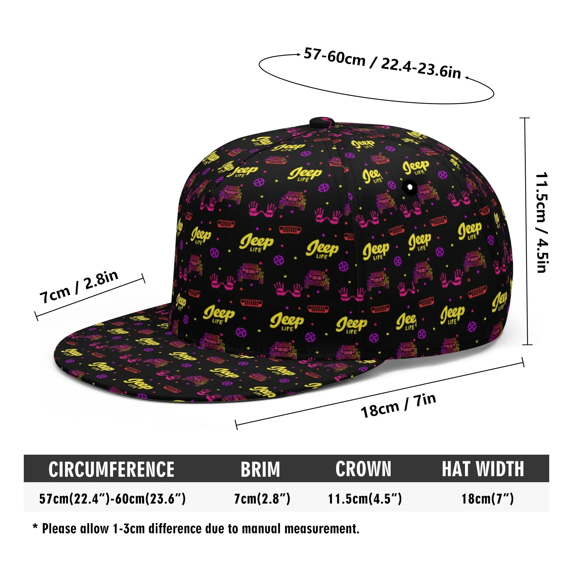 Jeep All Over Printing  Snapback