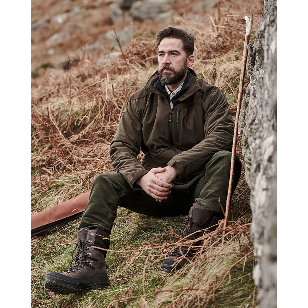 Kinross II Waterproof Field Jacket - Green/Brown by Hoggs of Fife