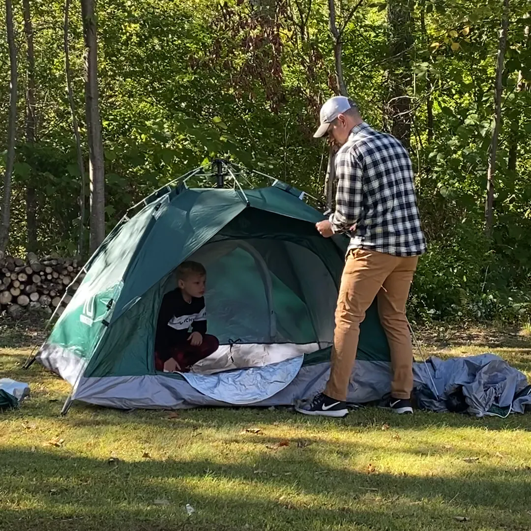 Large-Sized 3 Secs Tent (For 2-3 Person, UK, DNB)