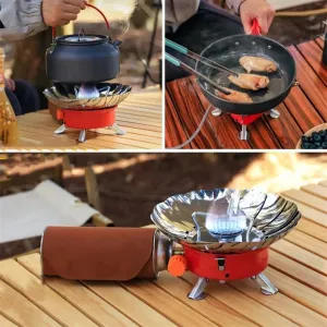  Lotus Small Round & Square Stove -- Portable and foldable, new experience of outdoor cooking!!