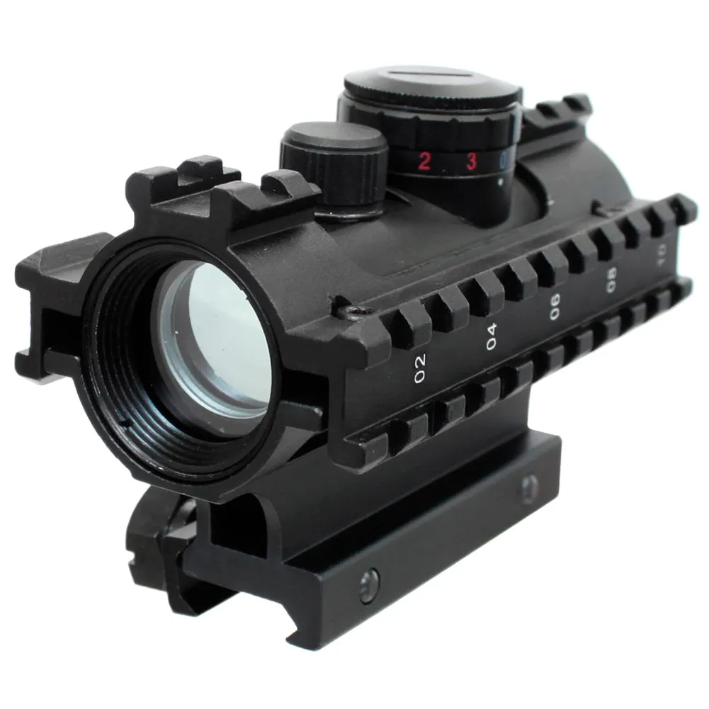 NcStar Red / Green / Blue Dot Reflex Sight 3-Rail Sighting System
