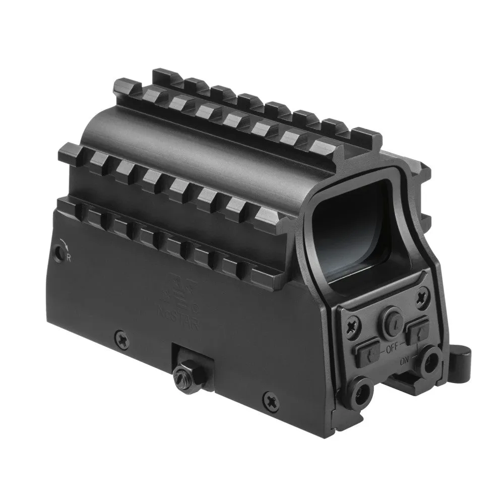 NcSTAR Tri-Rail Armored Green Dot Reflex Sighting System w/ Laser