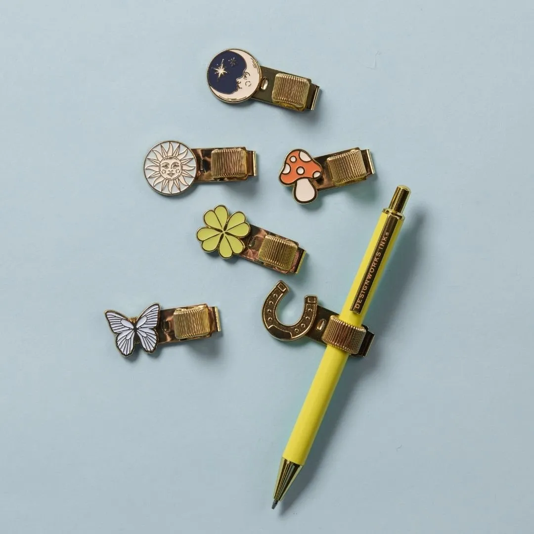 Pen Clips Lucky Charms