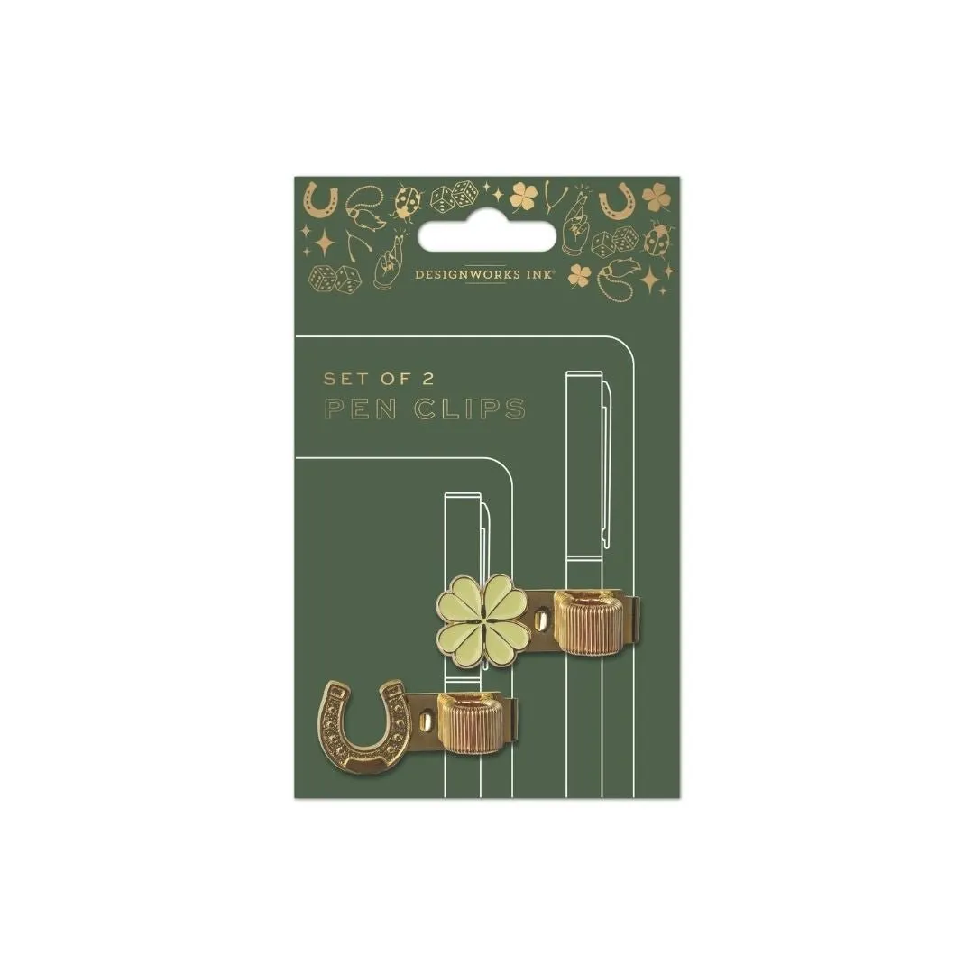 Pen Clips Lucky Charms