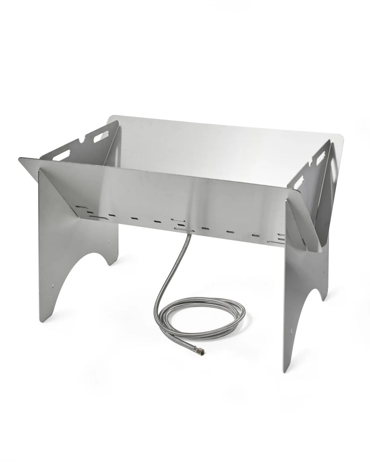 Pitts & Spitts Stainless Steel Gas Firepit