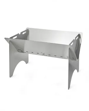 Pitts & Spitts Stainless Steel Gas Firepit