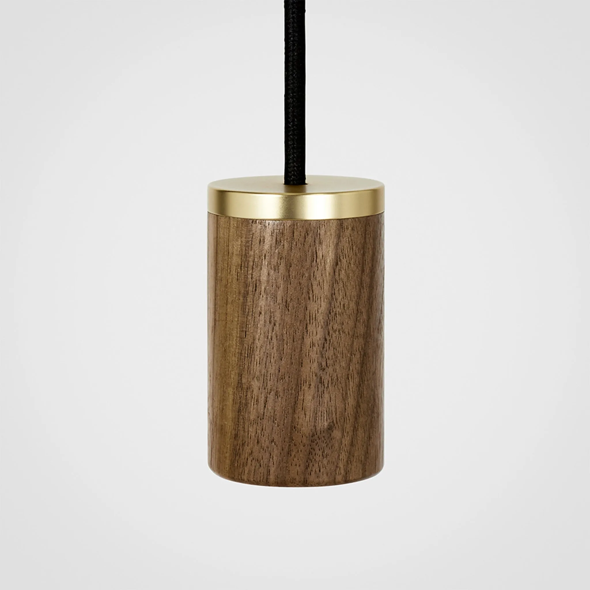 Porcelain III Pendant Light in Walnut