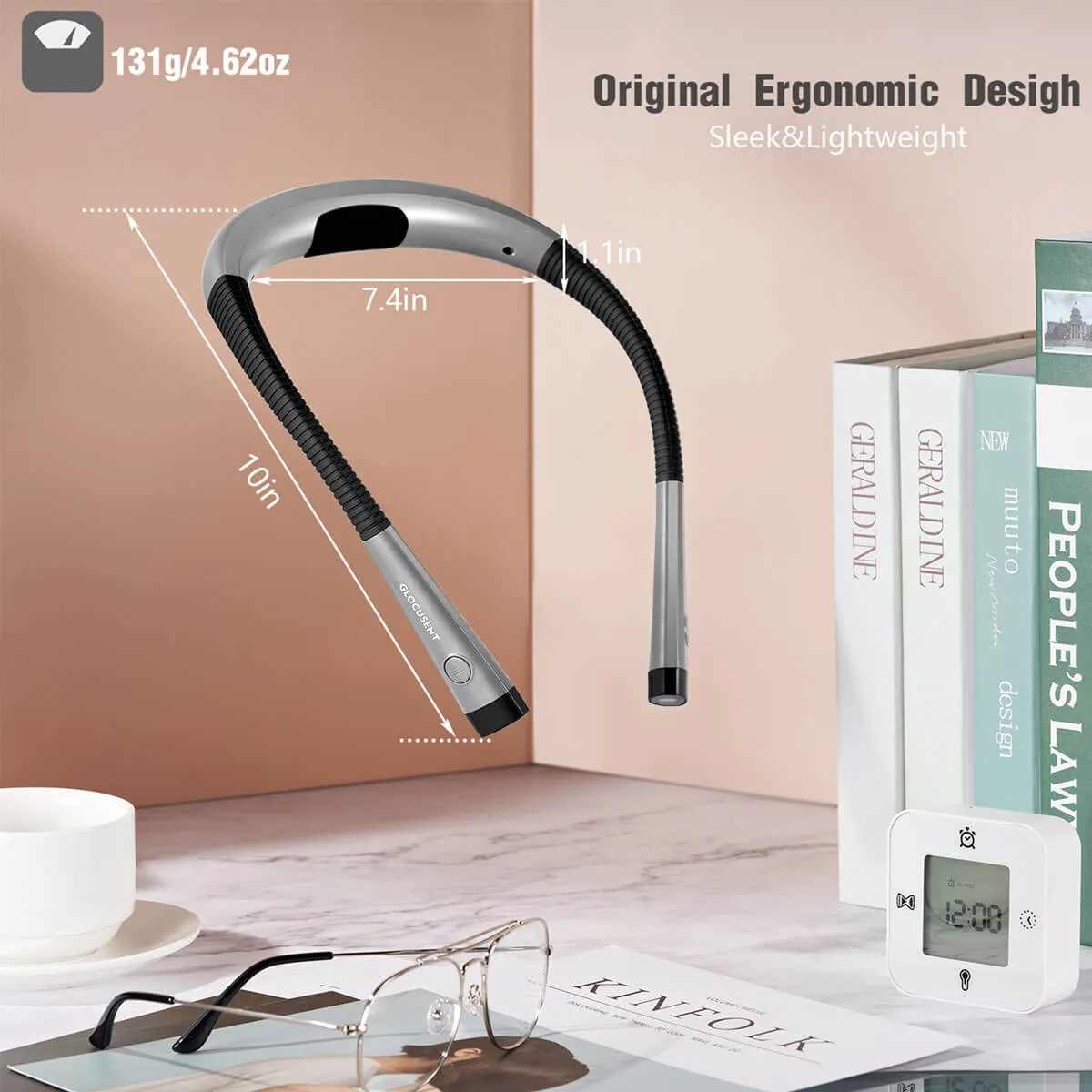 Rechargeable Neck Reading Light
