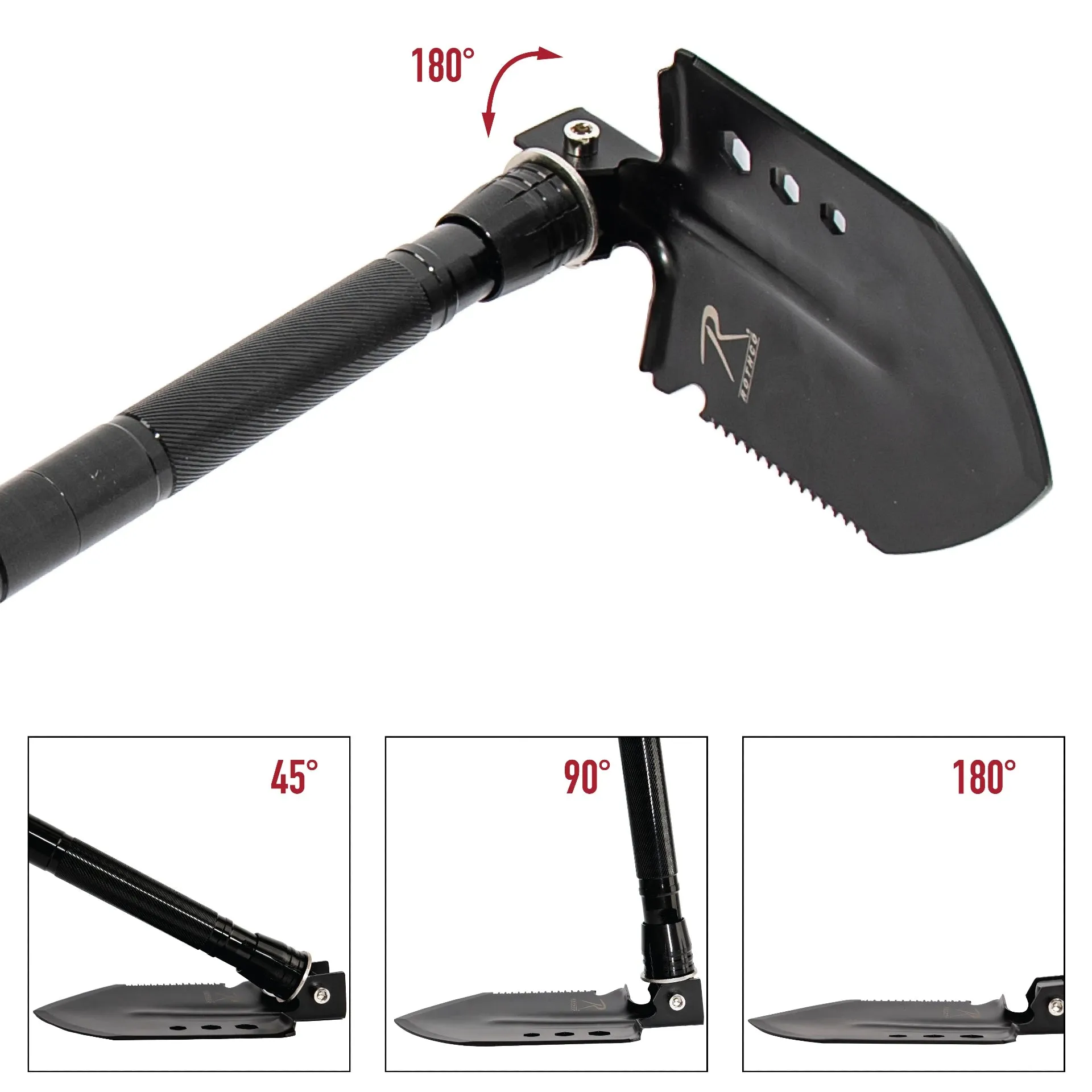 Rothco | 8-in-1 Stainless Steel Multi-Tool Survival Shovel