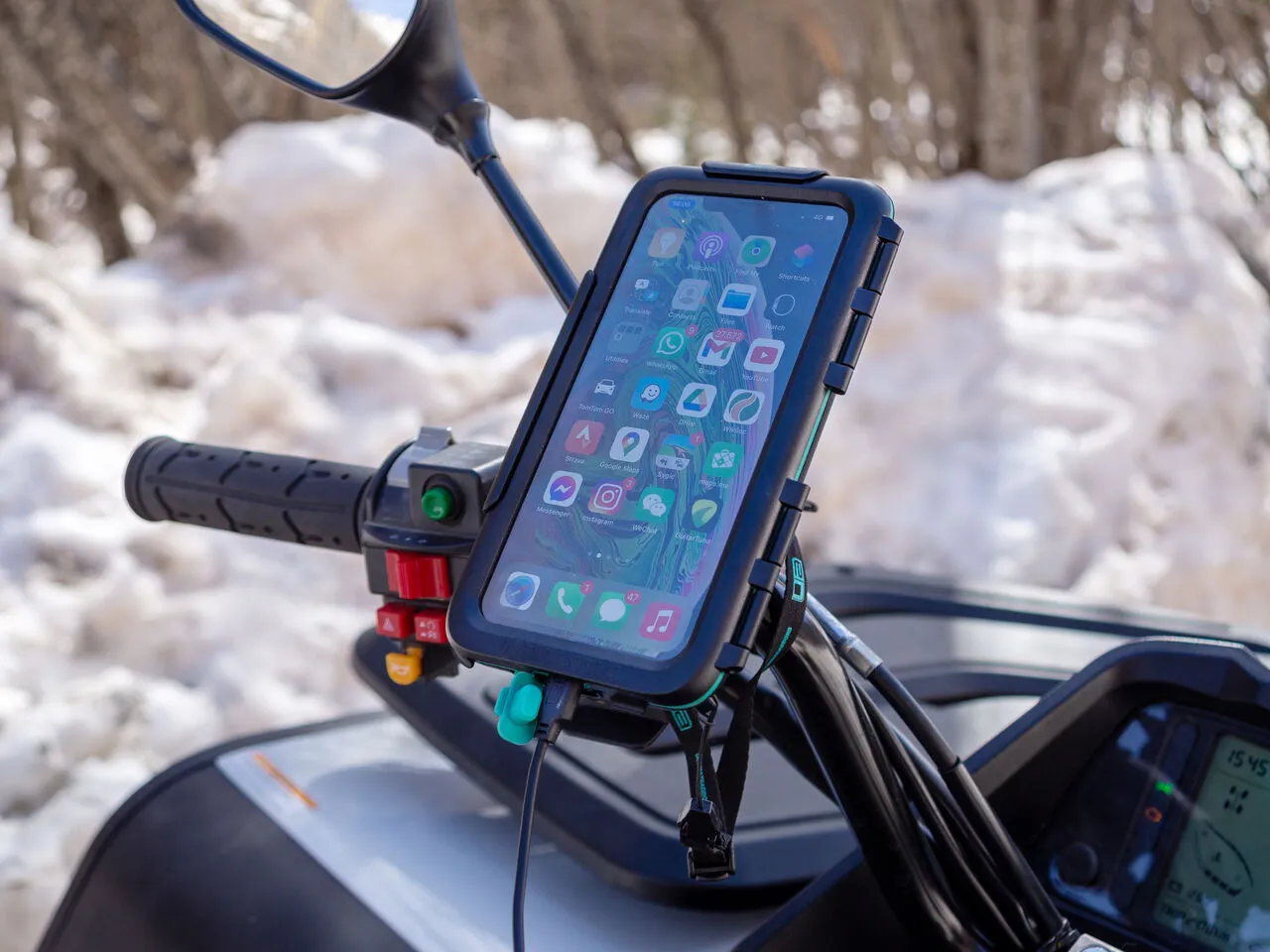 Samsung Galaxy Note Tough Waterproof Case Secure Motorcycle Mount