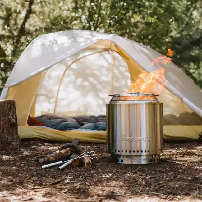 Solo Stove Stainless Steel Ranger Backyard Bundle 2.0 - Portable &amp; "Smokeless"