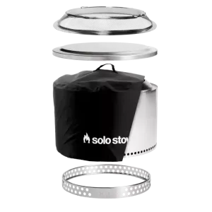 Solo Stove Stainless Steel Yukon Backyard Bundle 2.0 - Portable &amp; "Smokeless"