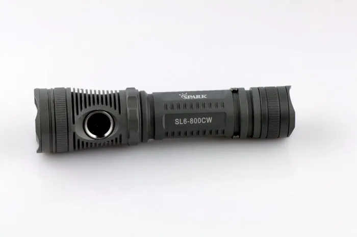 Spark SL6-800CW XM-L T6 Cool White 18650 800 Lumen Flashlight