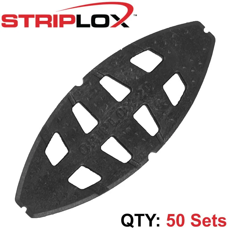 STRIPLOX STRIPLOX GRIPLOX NO 20 BISCUIT BLACK BULK BAG (50 SETS) STRIP220060100