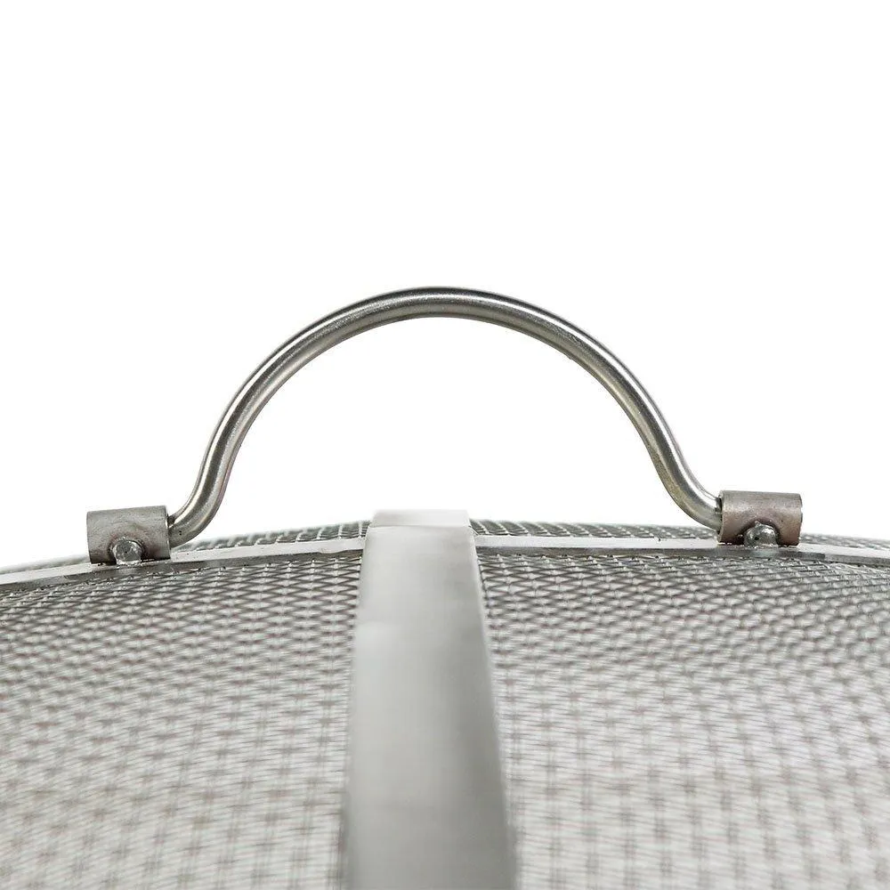 Sunnydaze 30 Inch Stainless Steel Spark Screen for Fire Pits, Rust Resistant, Heavy Duty