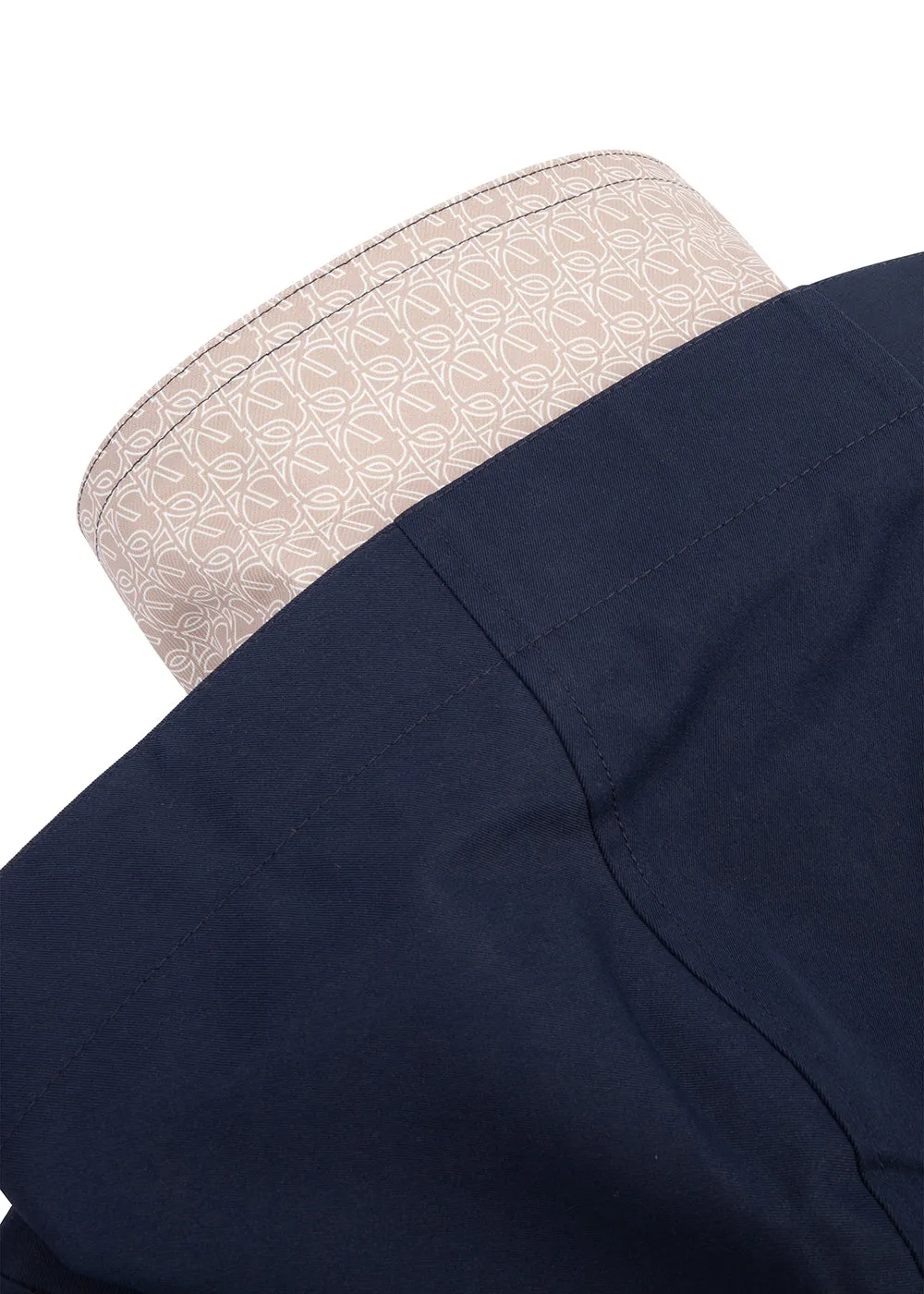 Waterproof Tailored Trenchcoat Navy - Matte